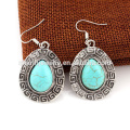 New Design Fashion Drop Turquoise Beautiful Retro Jewelry Fashion Earrings SSEH044